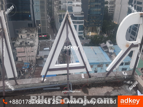 Acrylic 3D Letter Indoor Signboard Maker in Dhaka BD